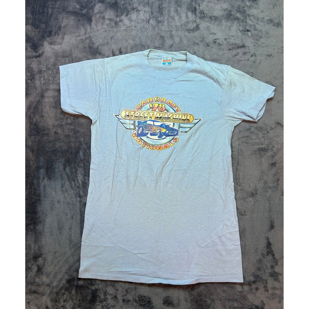 Vintage Car Craft 78 Street Machine Nationals T-Shirt Roach USA L Muscle Car Tee